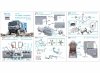 Quinta Studio QD43001 KAMAZ-43509 3D-Printed coloured Interior on decal paper (Zvezda) 1/43